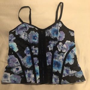 Free People Floral Tank